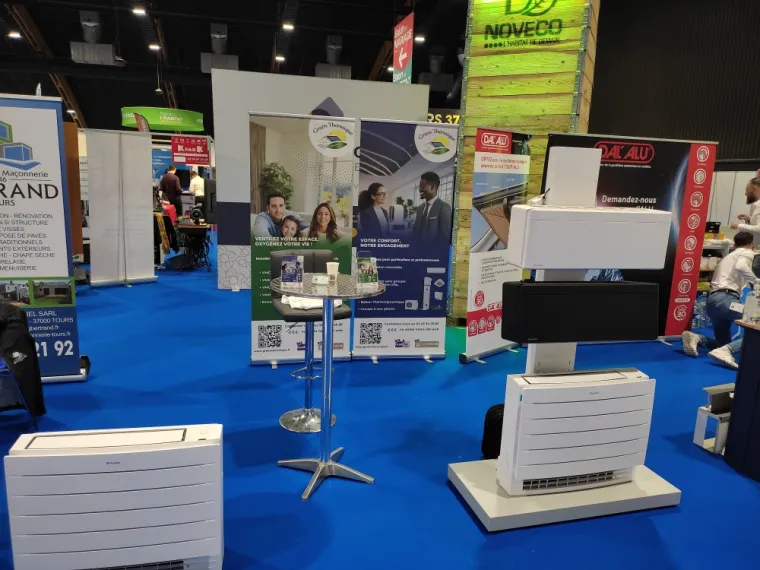 Stand GREEN THERMIQUE salon de l'habitat - TOURS 37000