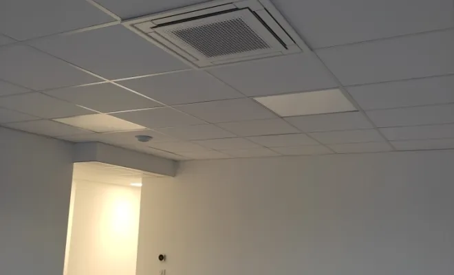 Installation de climatisation dans un plateau de bureaux à La Ville-aux-Dames : deux systèmes VRV pour un confort optimal, Joué-lès-Tours, GREEN THERMIQUE